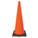 TRAFFIC CONE, DAY OR LOW-SPEED ROADWAY, NON-REFLECTIVE, ORANGE/BLACK BASE, 36 IN