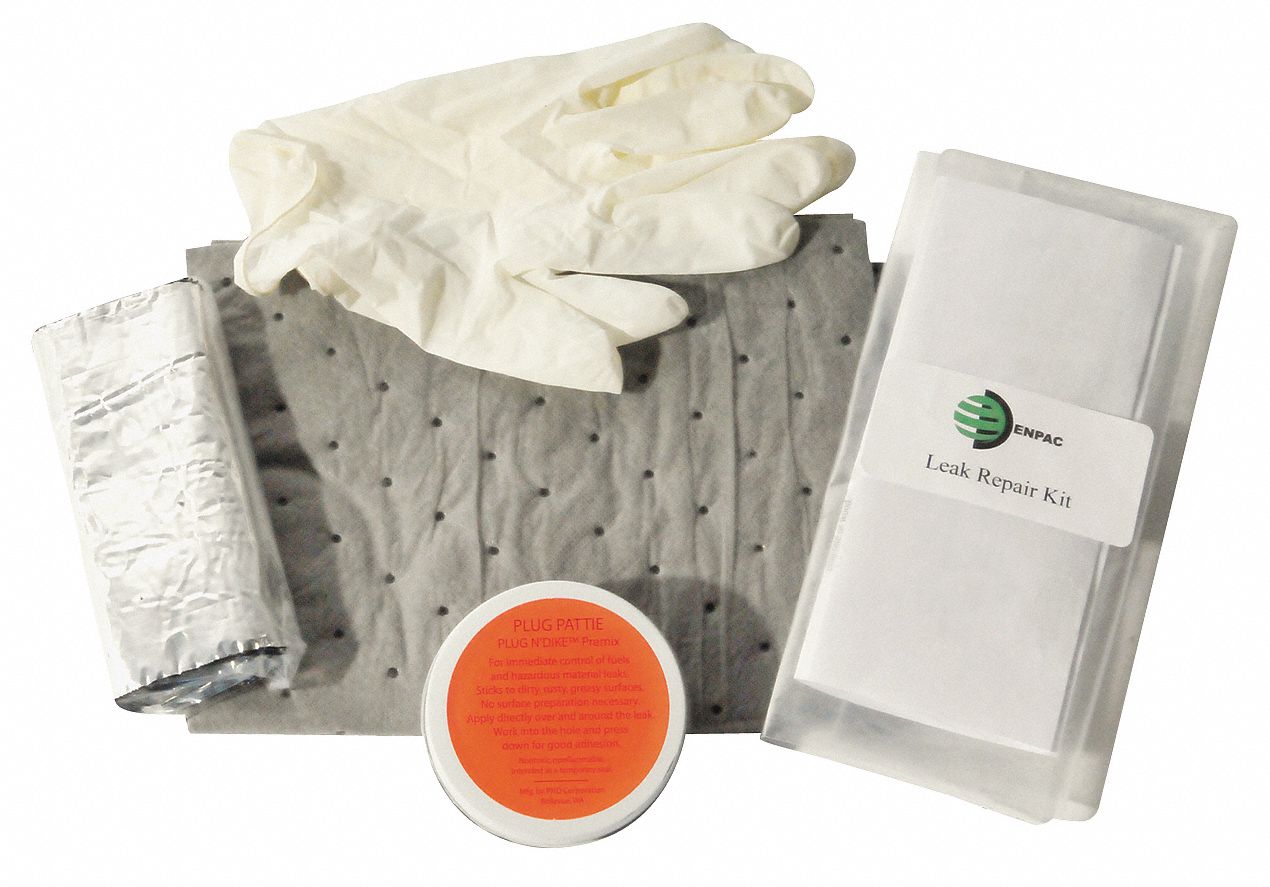 LEAK SEALING KIT,RUBBER BARRIER,POLY PAD