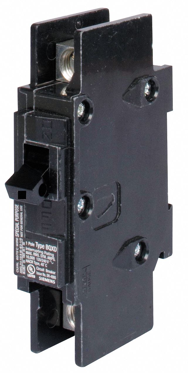 Miniature Circuit Breaker: 20 A Amps, 120V AC, 1 Poles, Shunt Trip