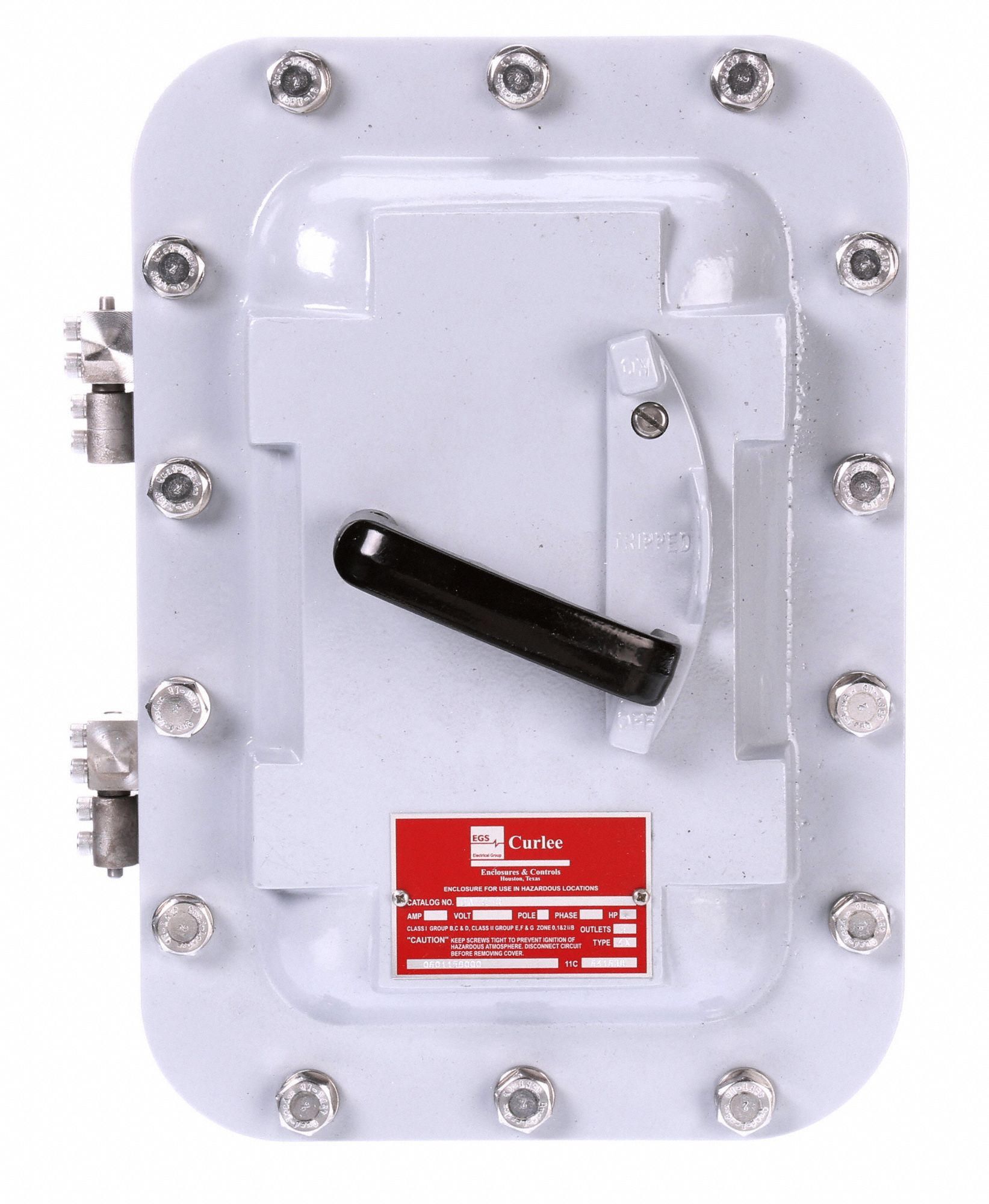 Circuit Breaker Enclosure: 3 Spaces, 60 A Amps, Surface Mounting, Outdoor