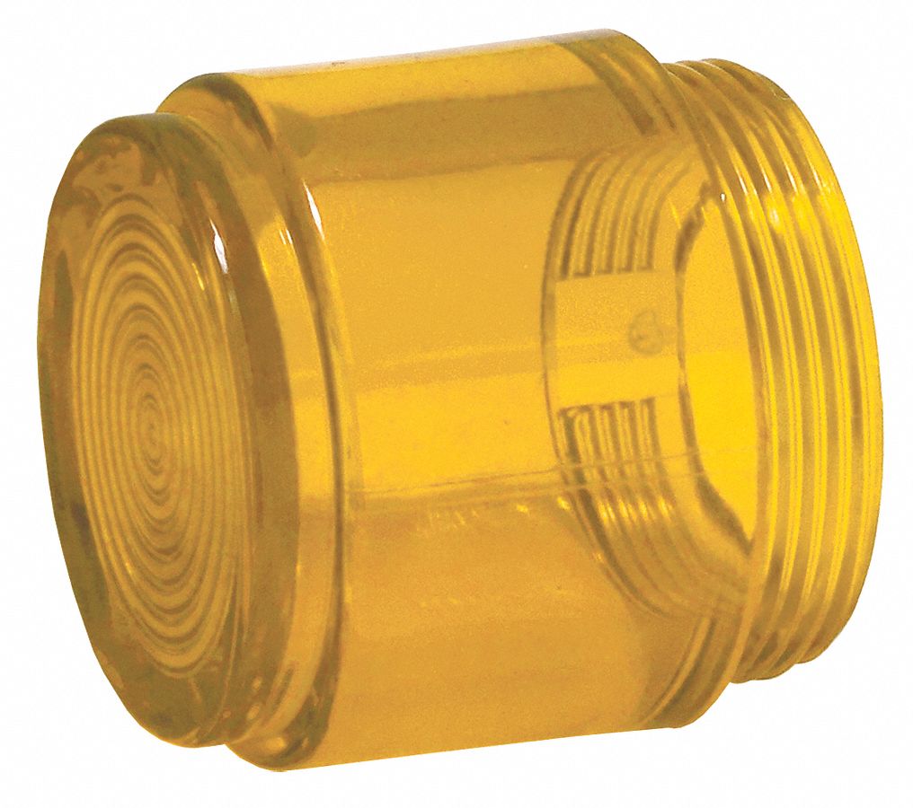 SIEMENS 30 mm Plastic Push Button Cap, Illuminated, Amber 6FNH7