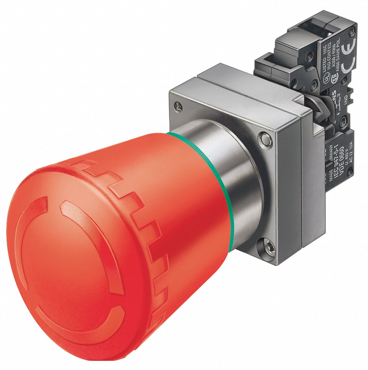 Siemens Non Illuminated Push Button 22mm Maintained Push Turn To Release 40 Mm Mushroom Head 6fnz8 3sbhr Grainger