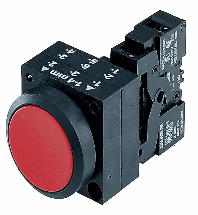 SIEMENS NonIlluminated Push Button, Type of Operator Flush Button