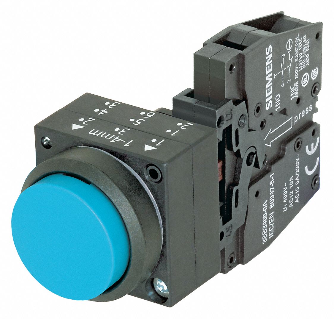 SIEMENS, Extended Profile, Non-Metallic, Extended Push Button Operator ...