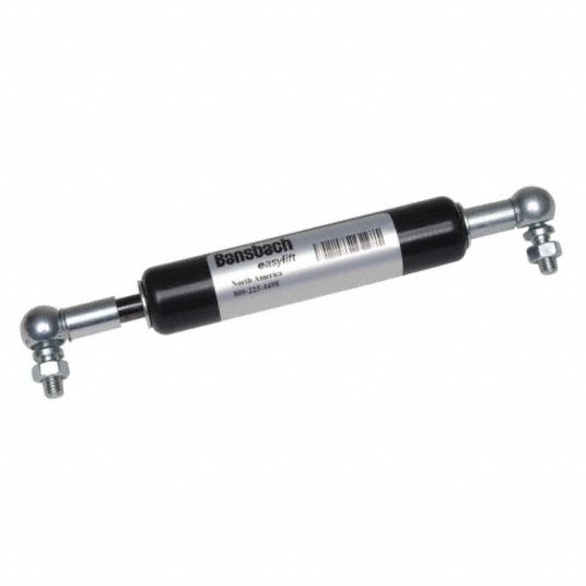 BANSBACH EASYLIFT Gas Spring: Traction, 60 lb, Steel, M8 Rod Thread Size, 8.07 in Compressed Lg
