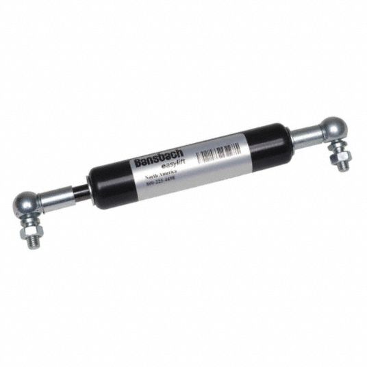 BANSBACH EASYLIFT Gas Spring: Traction, 200 lb, Steel, M8 Rod Thread Size,  13.98 in Compressed Lg