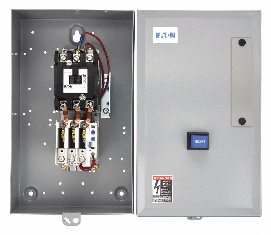 thumbnail image 2 of Magnetic 7.5 HP Electric Motor Starter – 17-24 Amp 3 Phase 208-240V – MSP21A 2 of 4
