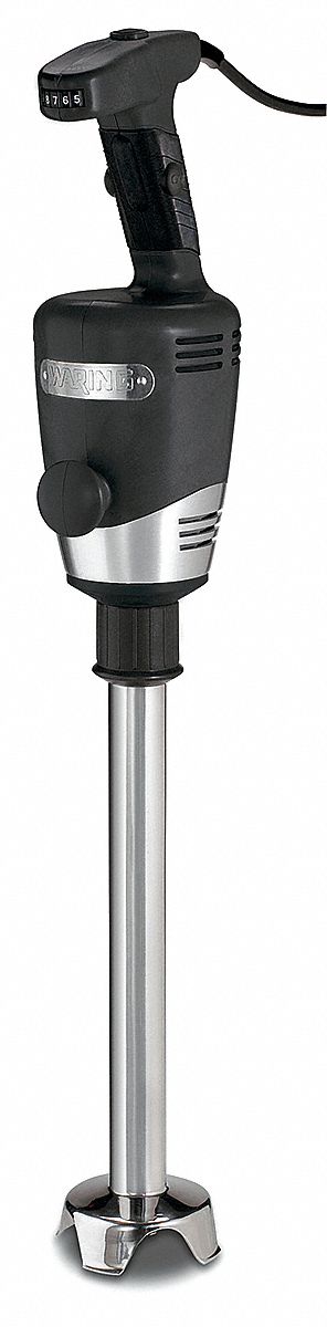 Immersion Blender: 14 gal Capacity, Variable Speeds, 1 hp Horsepower, 27 in Overall Ht