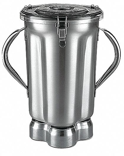 Gallon Container: 154 oz Container Capacity, Silver, Stainless Steel