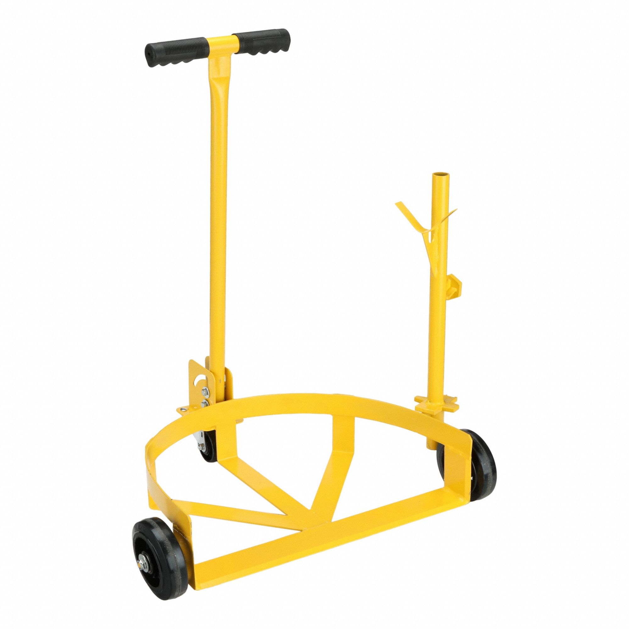 Drum Dolly: 1, 200 lb Load Capacity, For 5 gal to 55 gal Container Capacity, Rubber