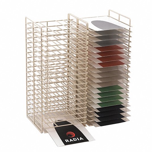 Drying Rack: Holds 40 Paint Samples for Drying