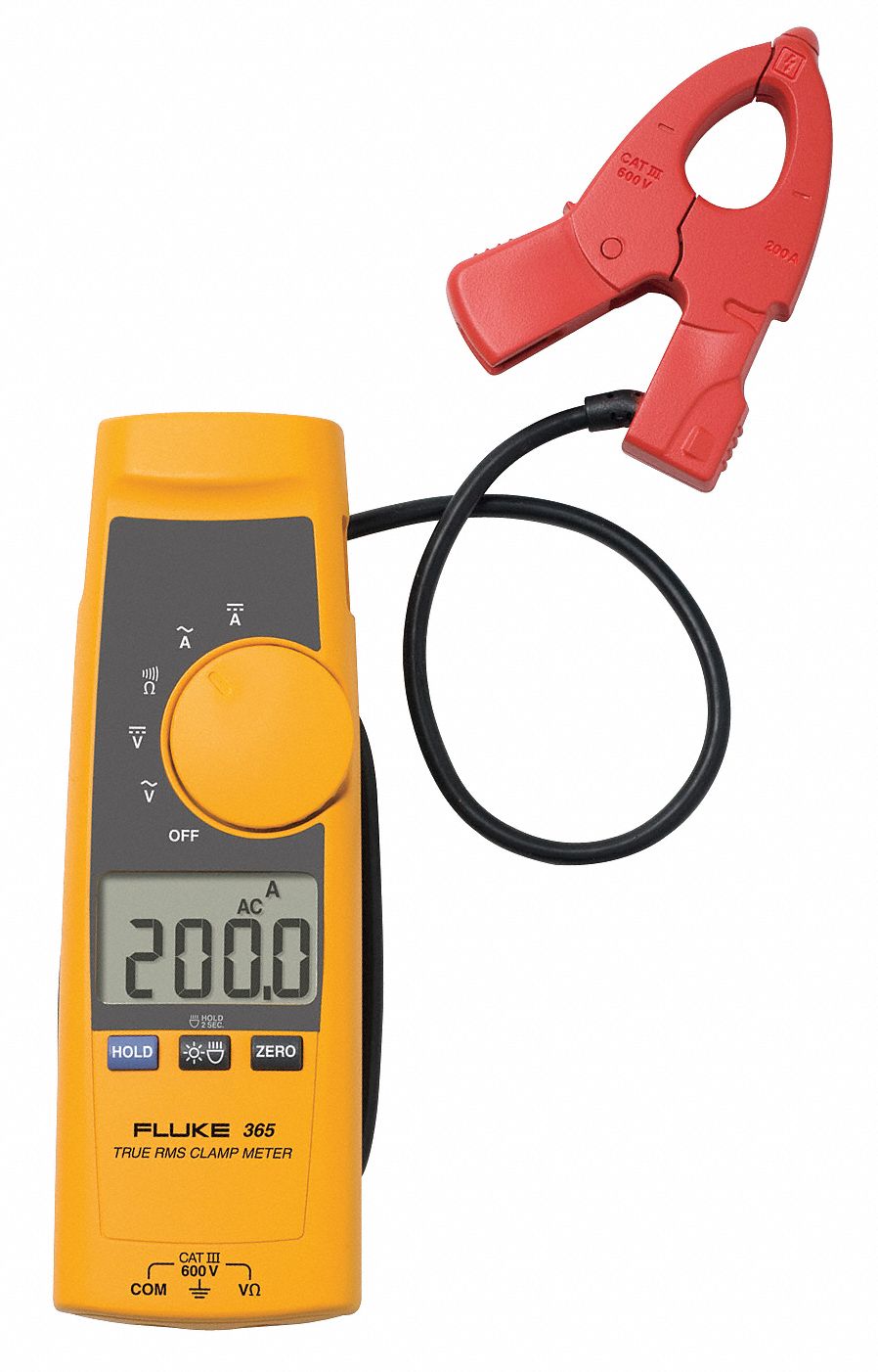 FLUKE Multímetro de Gancho 600A 600V Tenaza 1-21/64 - Multímetros de  Gancho - 5DHM3