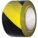 FLOOR MARKING TAPE, GENERAL PURPOSE, STRIPED, BLACK/YELLOW, 2 IN X 108 FT, 6 MIL THICKNESS