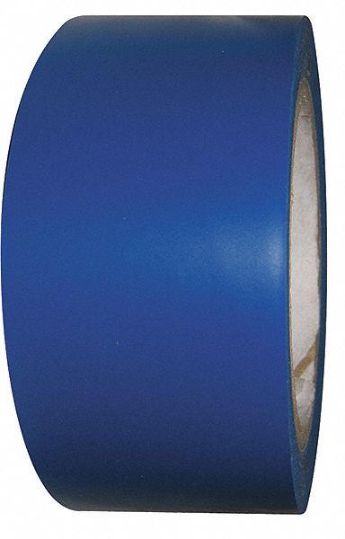 FLOOR MARKING TAPE, GENERAL PURPOSE, SOLID, BLUE, 2 IN X 108 FT, 5 MIL THICKNESS
