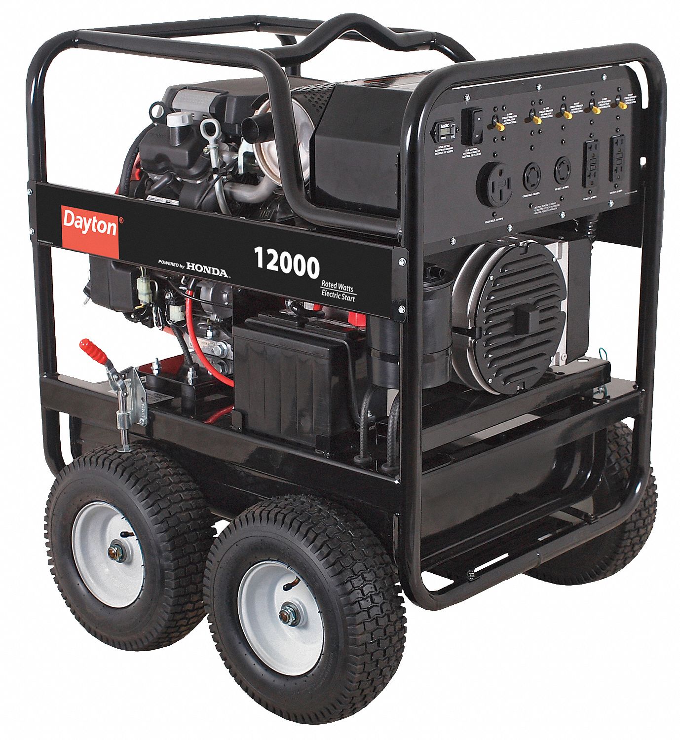 Gasoline, 12,000 W, Portable Generator - 6FYA4|GEN-14000-1GHE - Grainger