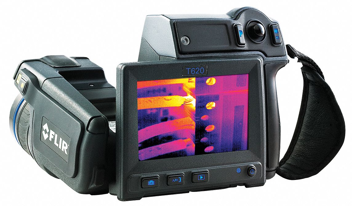 FLIR Infrared Camera, 640 x 480 Pixels, 40° to 1202° 6FYE8FLIR T620