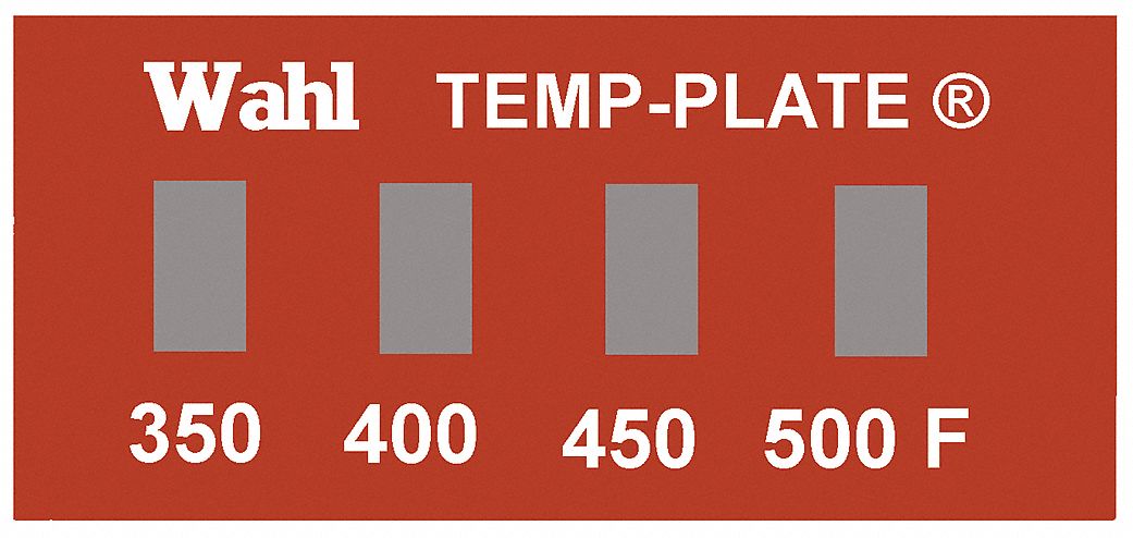 Non-Reversible Temp Indicator: Fahrenheit, Non-Reversible, ±1% Accuracy, 4 Points, Strip, 10 PK