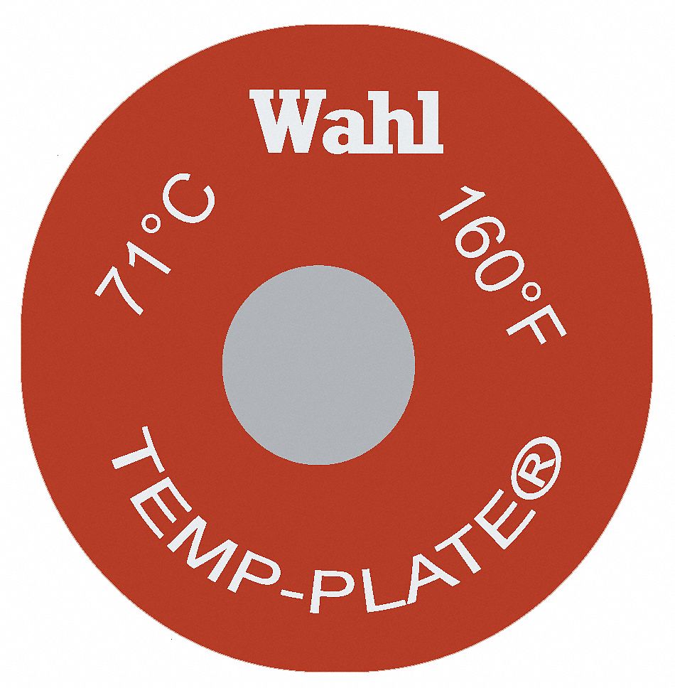 Non-Reversible Temp Indicator: Celsius/Fahrenheit, Non-Reversible, ±1% Accuracy, Mylar, 20 PK