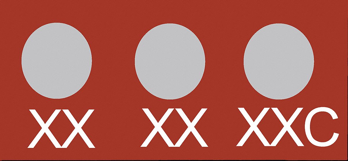 Non-Reversible Temp Indicator: Celsius, Non-Reversible, ±1% Accuracy, 3 Points, Mylar, 10 PK