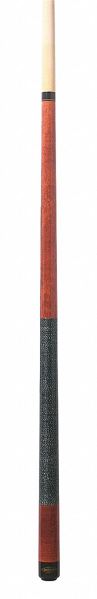 Pool Cue: Brown/Black, 18 oz Cue Wt, 57 in Overall Lg