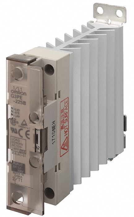 Solid State Relay: DIN-Rail & Surface Mounted, 25 A Max Output Current, Phototriac, AC Output