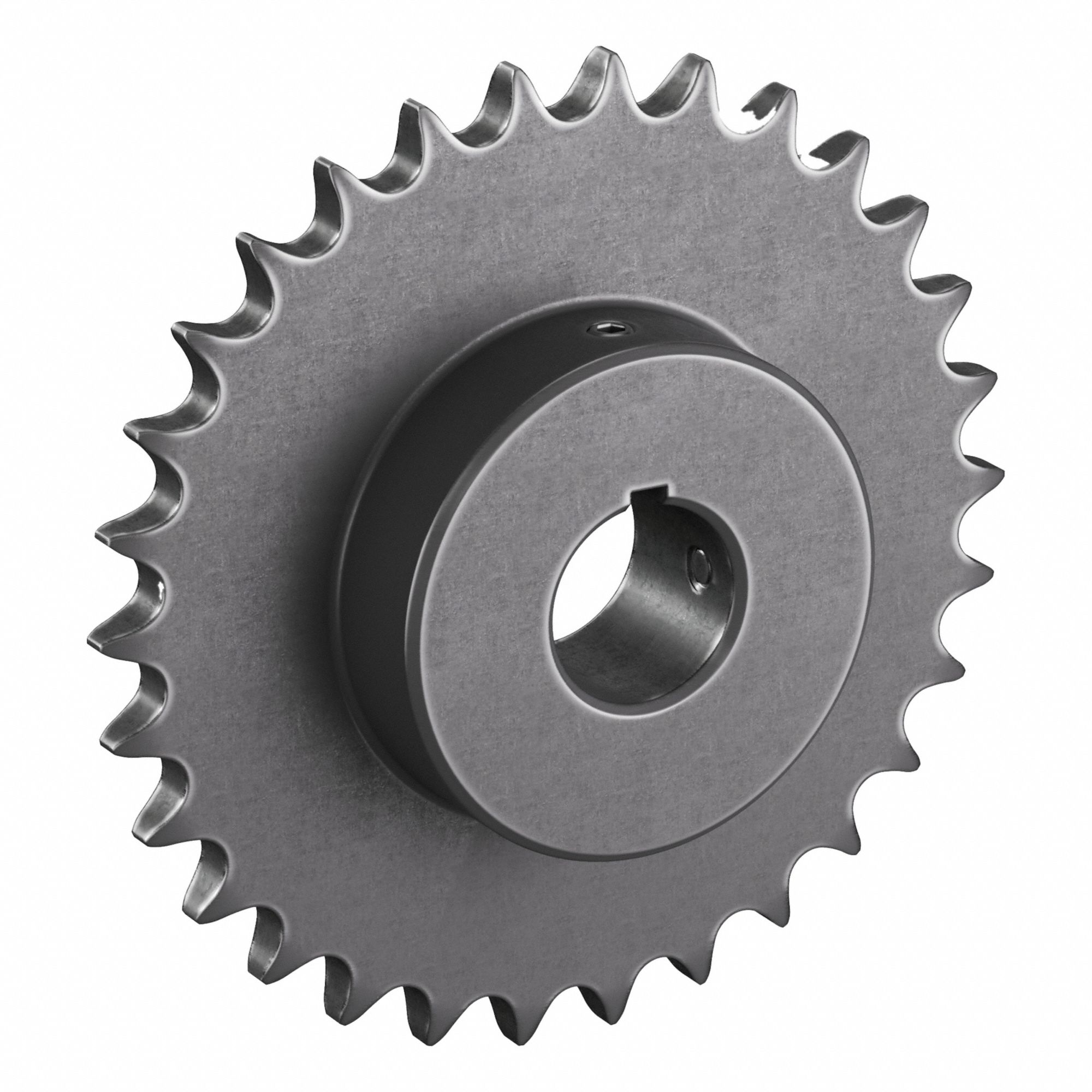 Single Strand Sprocket: 50, For 5/8 in Chain Pitch, 1 1/4 in Bore Dia, 30 Teeth, Steel