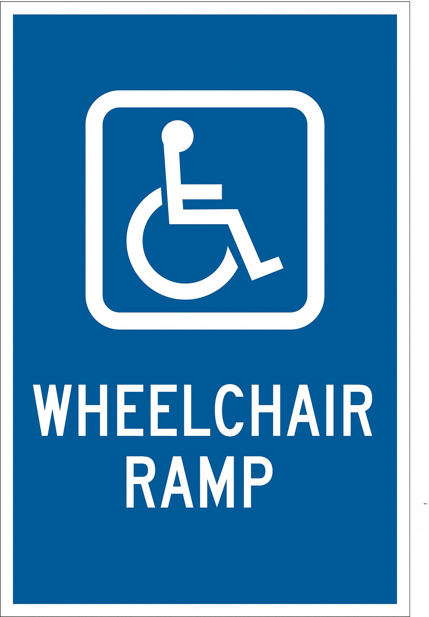 BRADY ADA Handicapped Parking Sign, 18