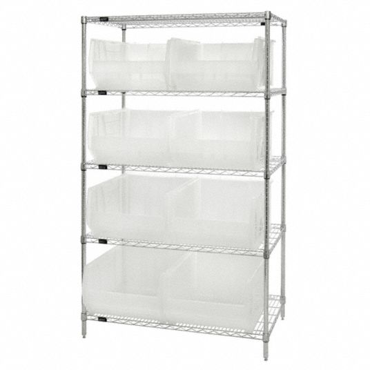 Shelf Bin Shelving Systems, Shelf Bin Systems, Shelf Bin Units, Plastic Shelf  Bins