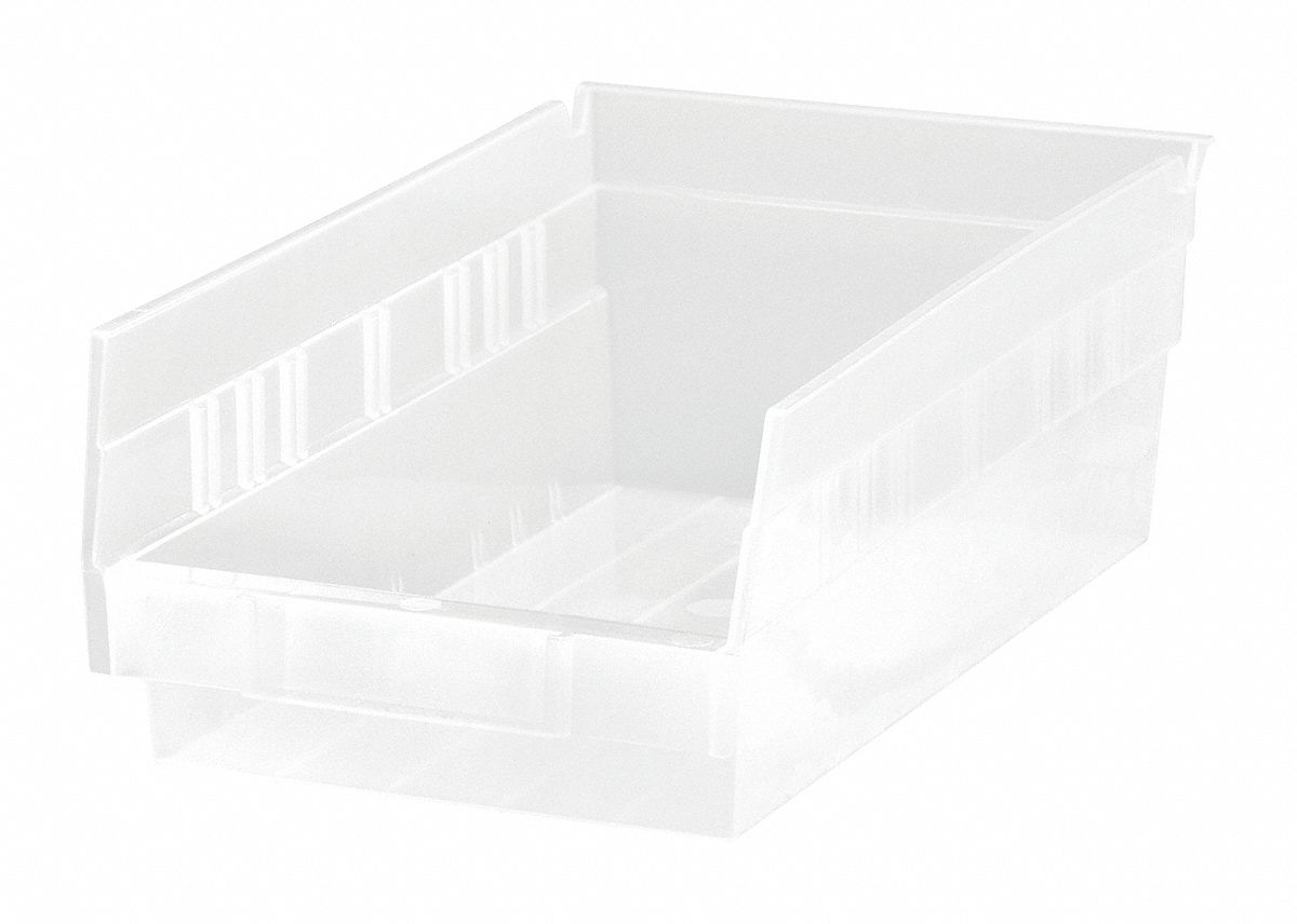 QUANTUM STORAGE SYSTEMS Shelf Bin: 11 5/8 in Overall Lg, 6 5/8 in x 4 ...