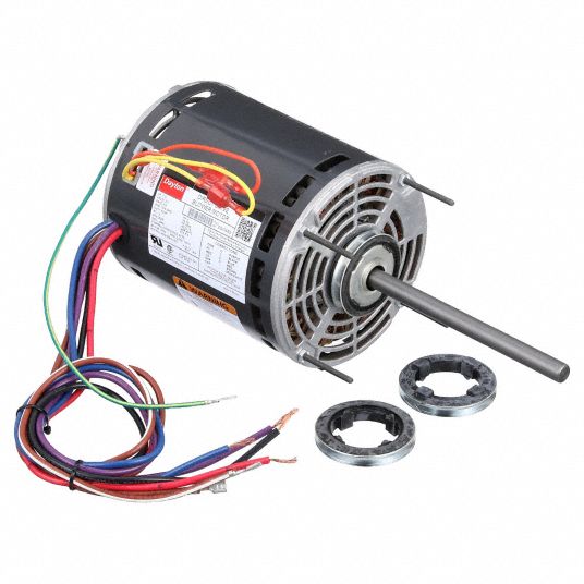 DAYTON, 3 Speed, Open Air-Over, Direct Drive Blower Motor - 6GC95|6GC95 ...