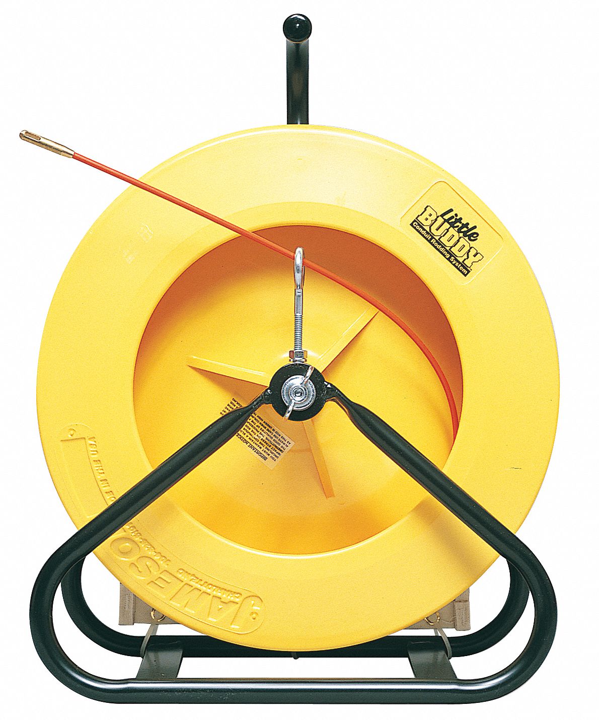 JAMESON 300 ft Fish Tape, Fiberglass, 3/16" Tape Size, Round Tape