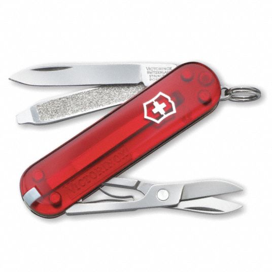 Victorinox Swiss Army Steel Knife Classic Multi-Tool, w/ Key Ring