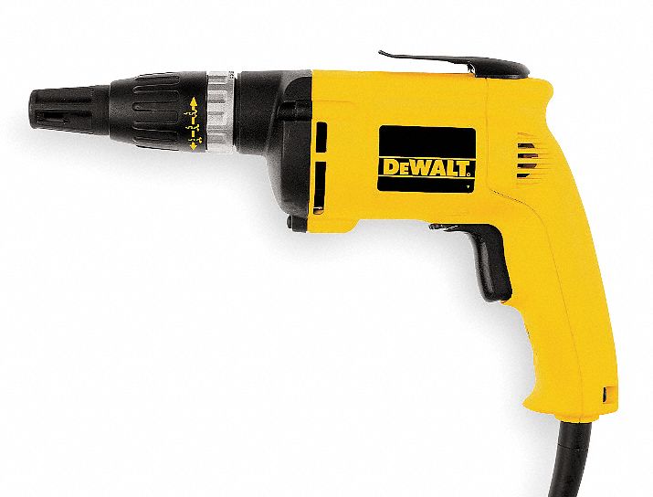 DEWALT Screw Gun 1 4 in Drive Size 5 300 RPM Free Speed 60 in lb 6 A Current 120V AC