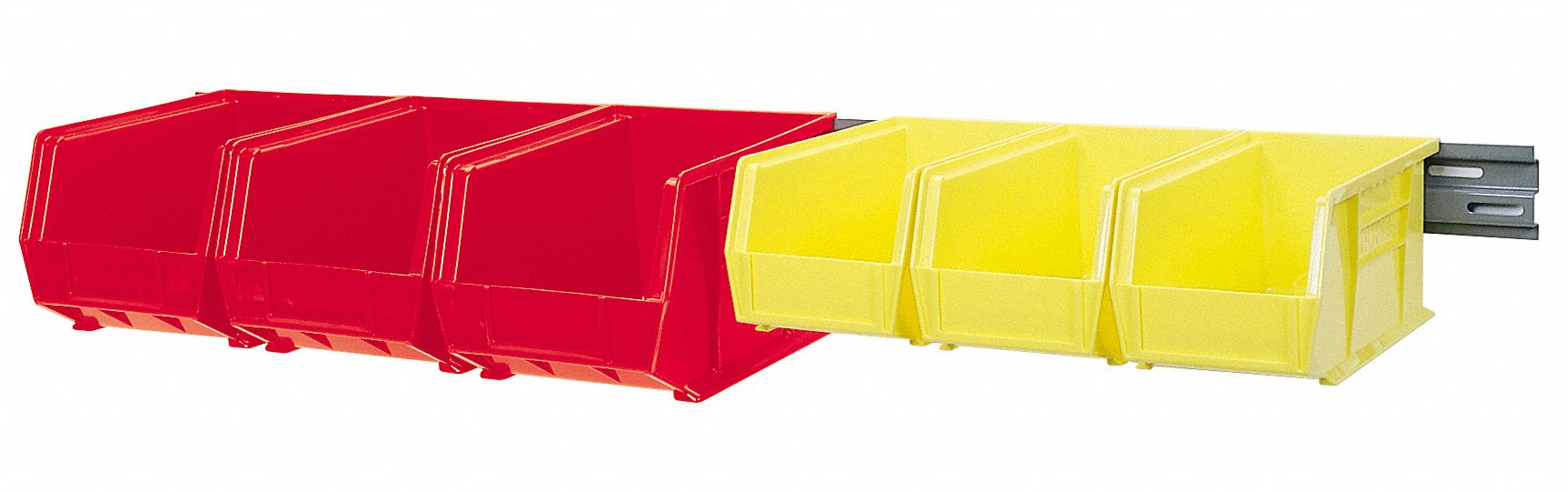 AKROMILS Bin Rail 47 7/8 in Overall Lg, 5/8 in Overall Wd, 1 Rails