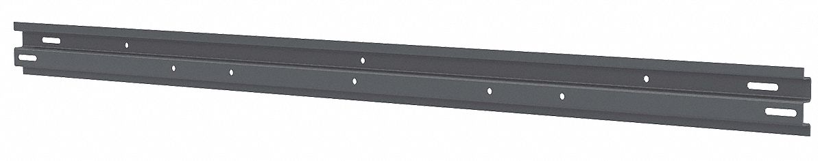 Bin Rail: 47 7/8 in Overall Lg, 5/8 in Overall Wd, 1 Rails, For Hang and Stack Bin Type