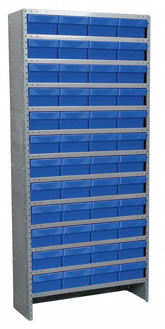 AKRO-MILS, 36 in x 18 in x 79 in, 1 Usable Sides, Enclosed