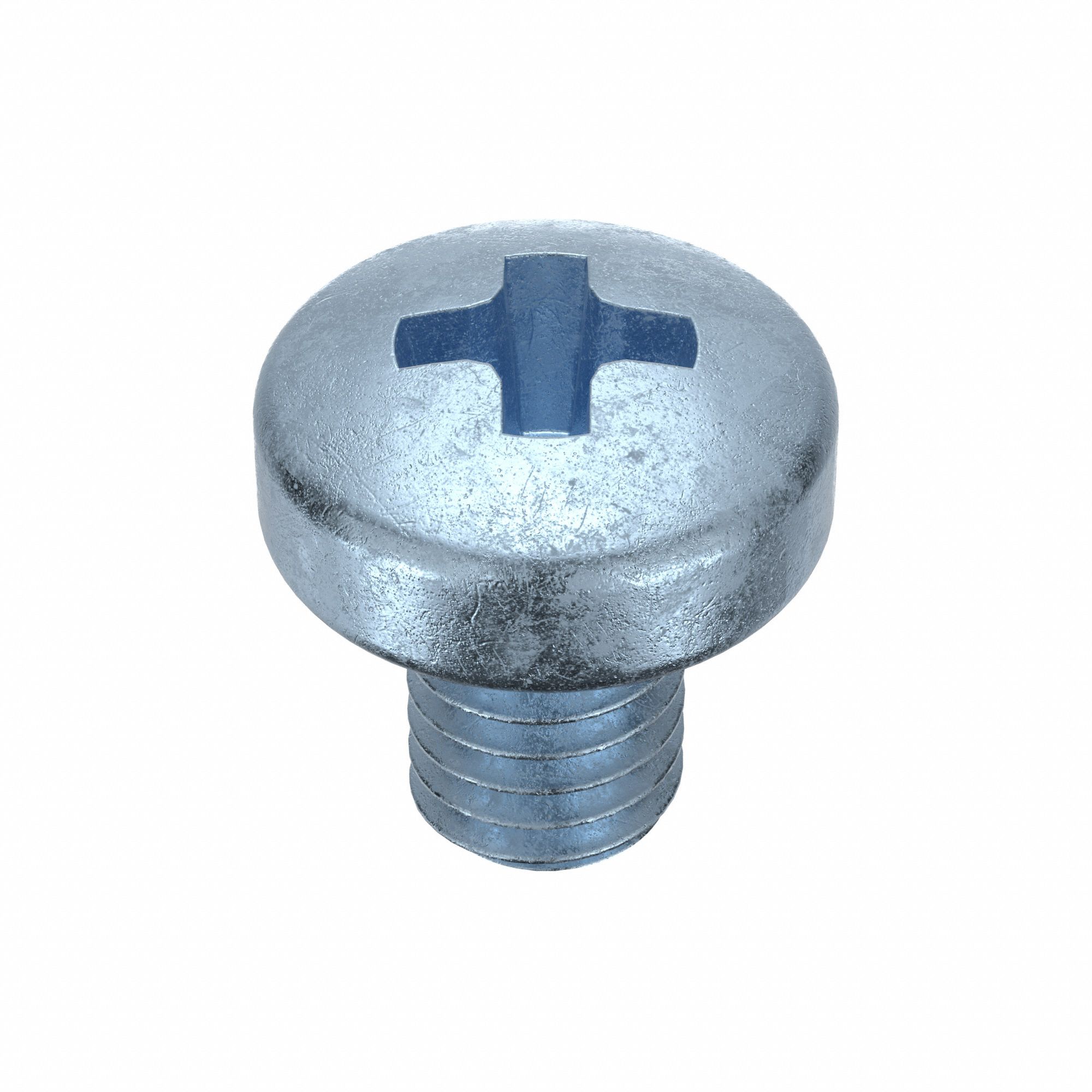 Machine Screw: M3x0.50 Thread Size, 4 mm Lg, Class 4.8, Steel, Zinc-Plated, Cheese, Phillips, 100 PK