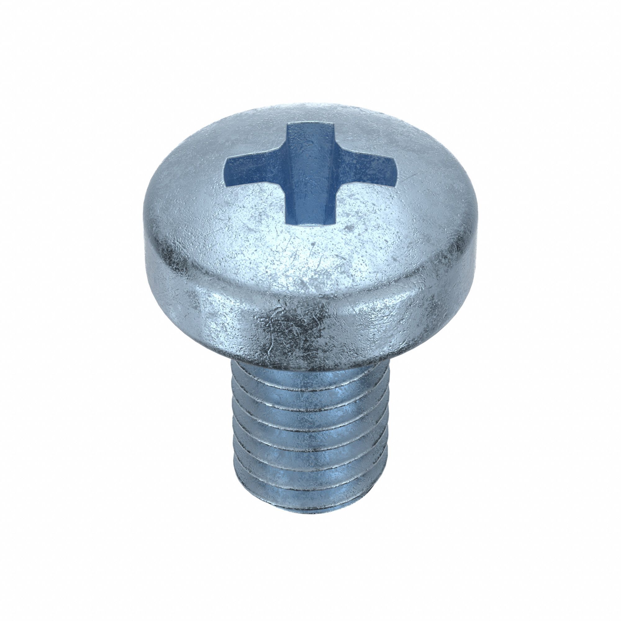 Machine Screw: M3x0.50 Thread Size, 5 mm Lg, Class 4.8, Steel, Zinc-Plated, Cheese, Phillips, 100 PK