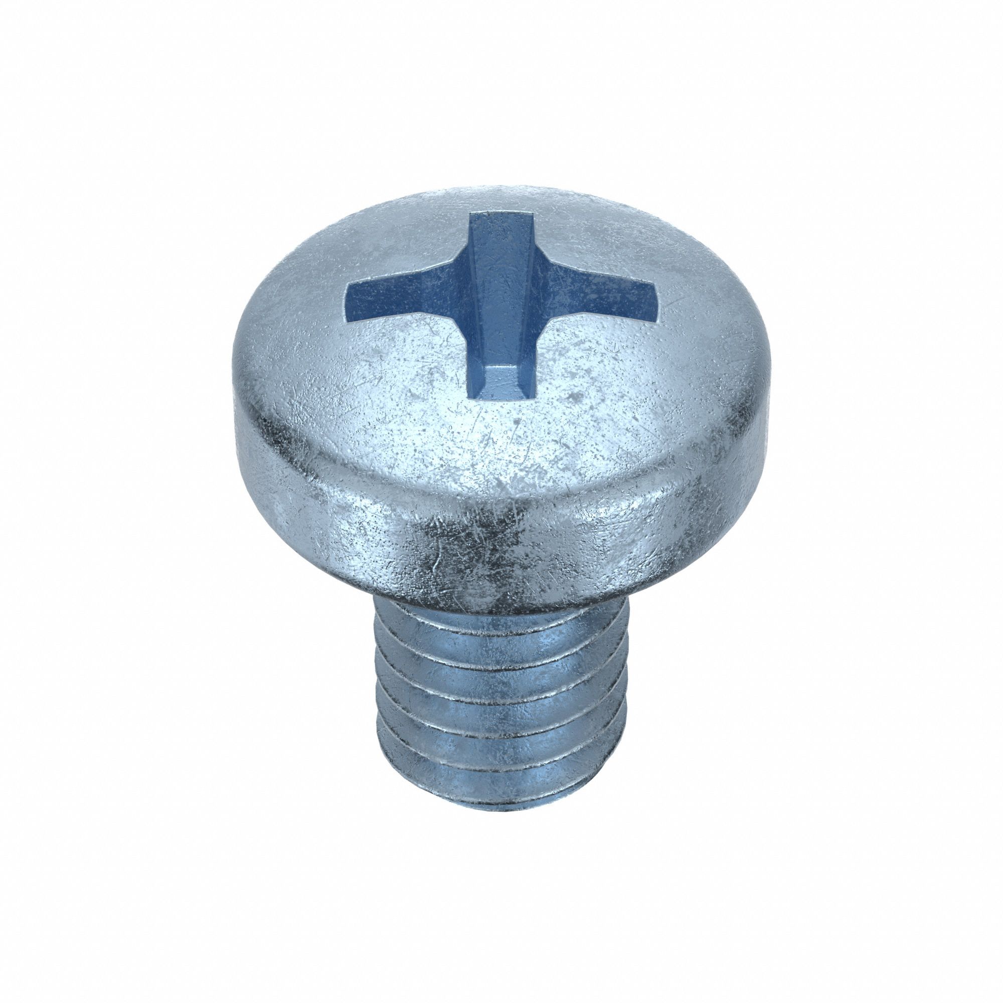 APPROVED VENDOR MACHINE SCREW, M4 THREAD, 6MM L, STEEL, ZINC PLATED ...