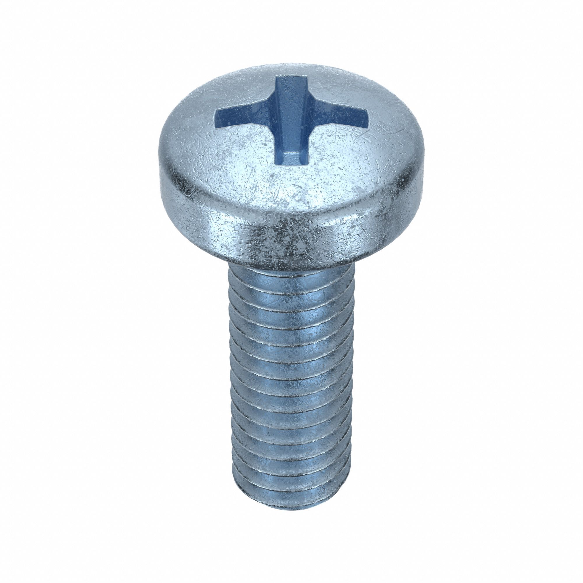 MACHINE SCREW, M4 THREAD, 12MM L, STEEL, ZINC PLATED, FILLISTER, PHILLIPS, METRIC, 100 PK