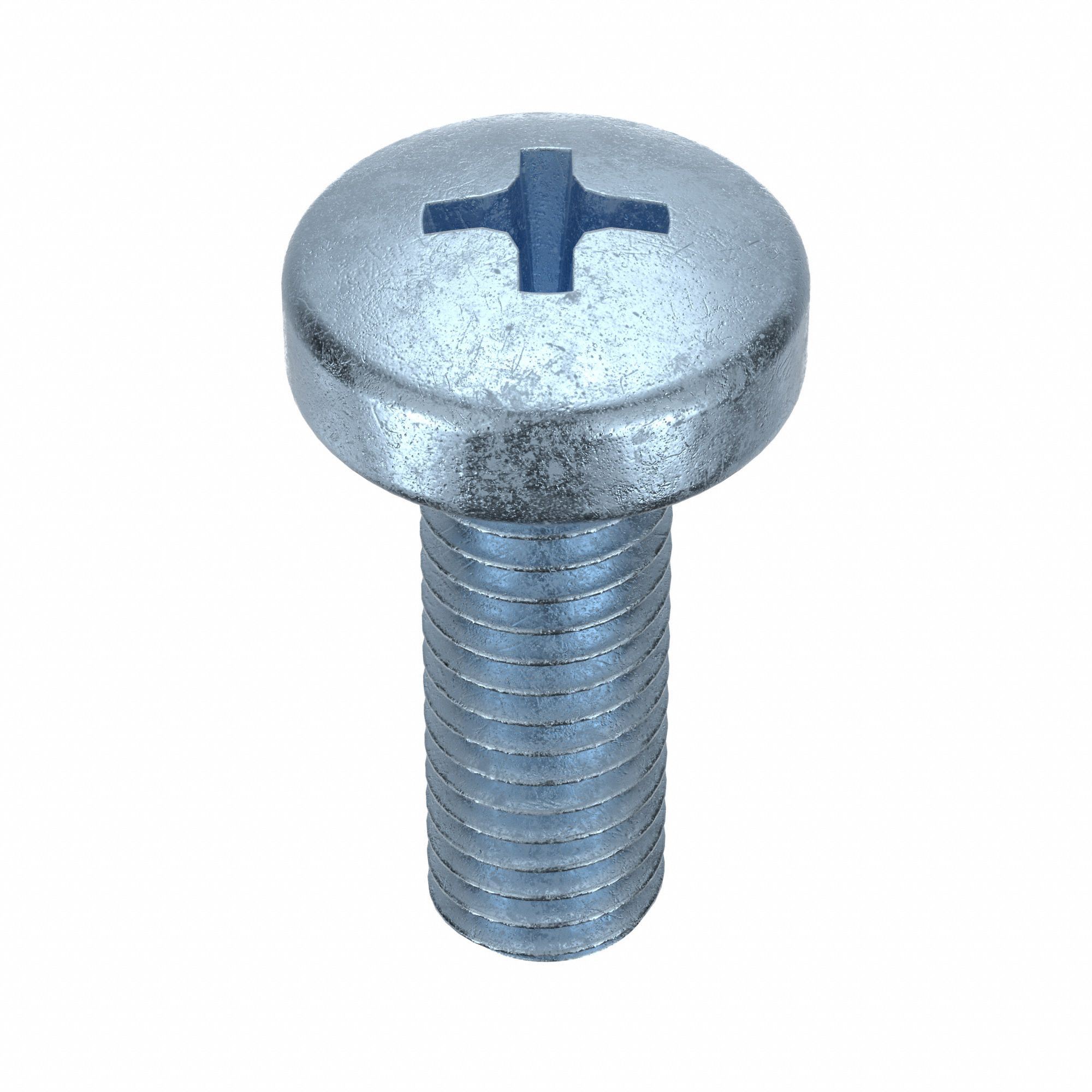 MACHINE SCREW, M5 THREAD SIZE, 14MM L, STEEL, ZINC PLATED, PAN, PHILLIPS, METRIC, 100 PK