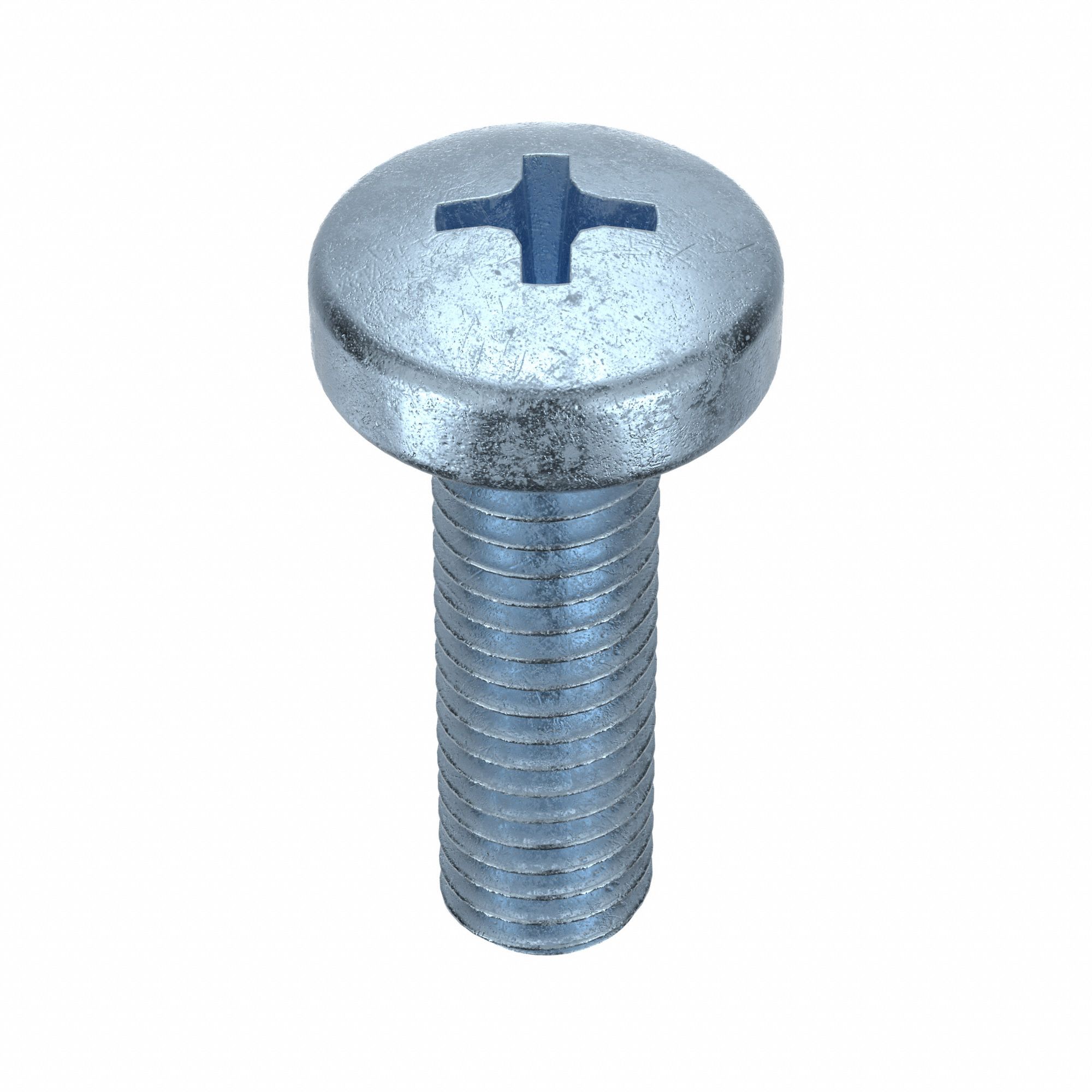 Machine Screw: M5x0.80 Thread Size, 16 mm Lg, Class 4.8, Steel, Zinc-Plated, Cheese, 100 PK