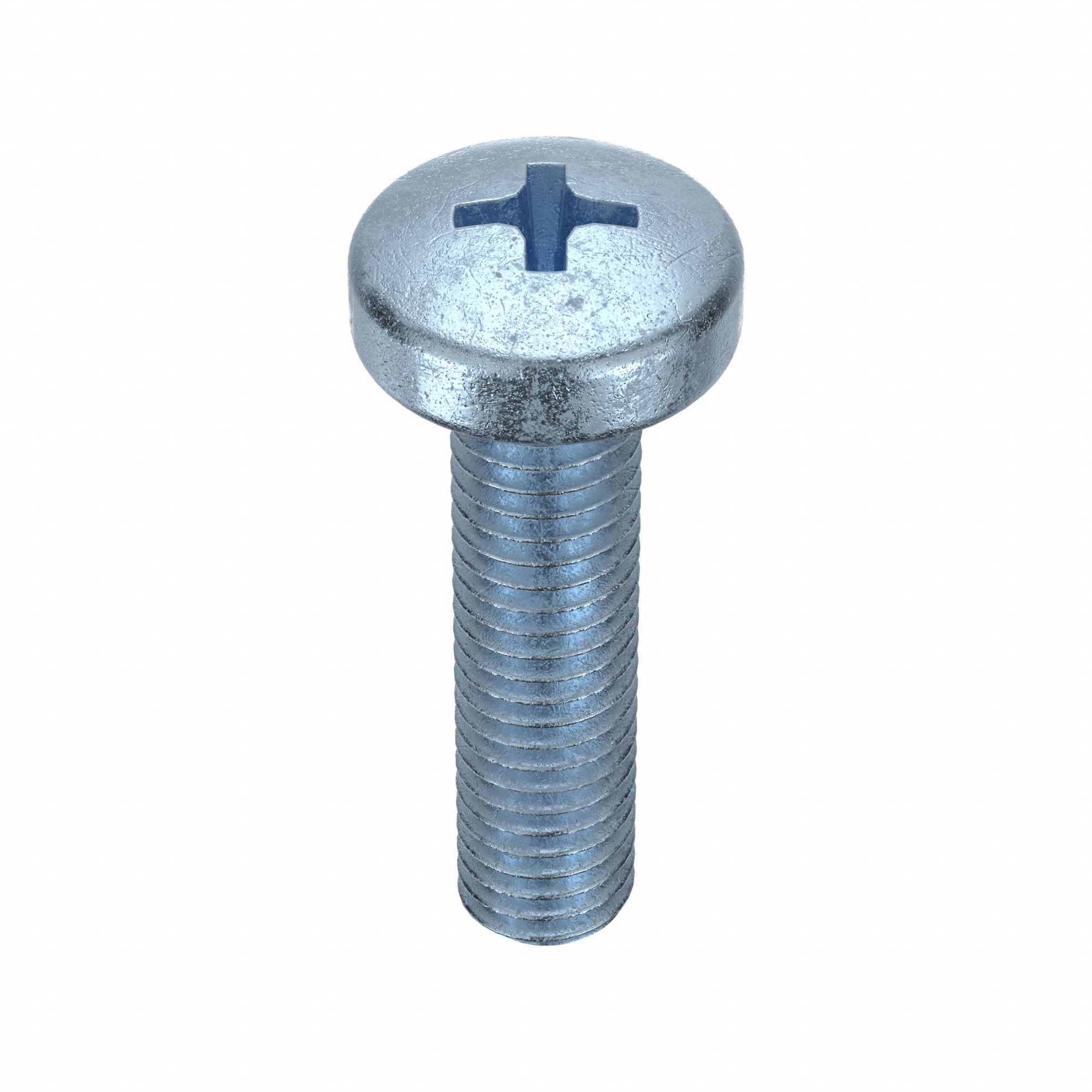 Machine Screw: M5x0.80 Thread Size, 20 mm Lg, Class 4.8, Steel, Zinc-Plated, Cheese, 100 PK
