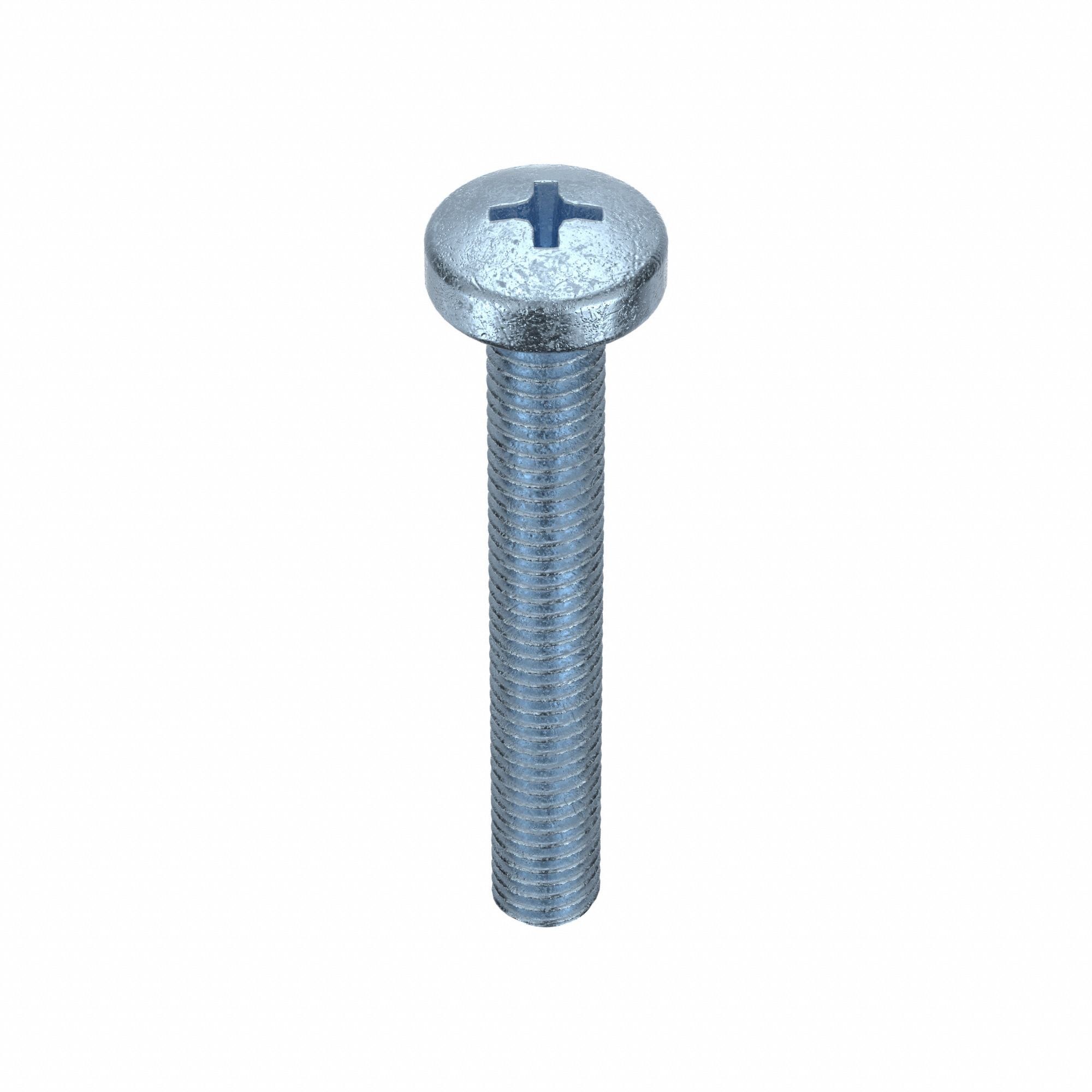 Machine Screw: M5x0.80 Thread Size, 35 mm Lg, Class 4.8, Steel, Zinc-Plated, Cheese, 100 PK