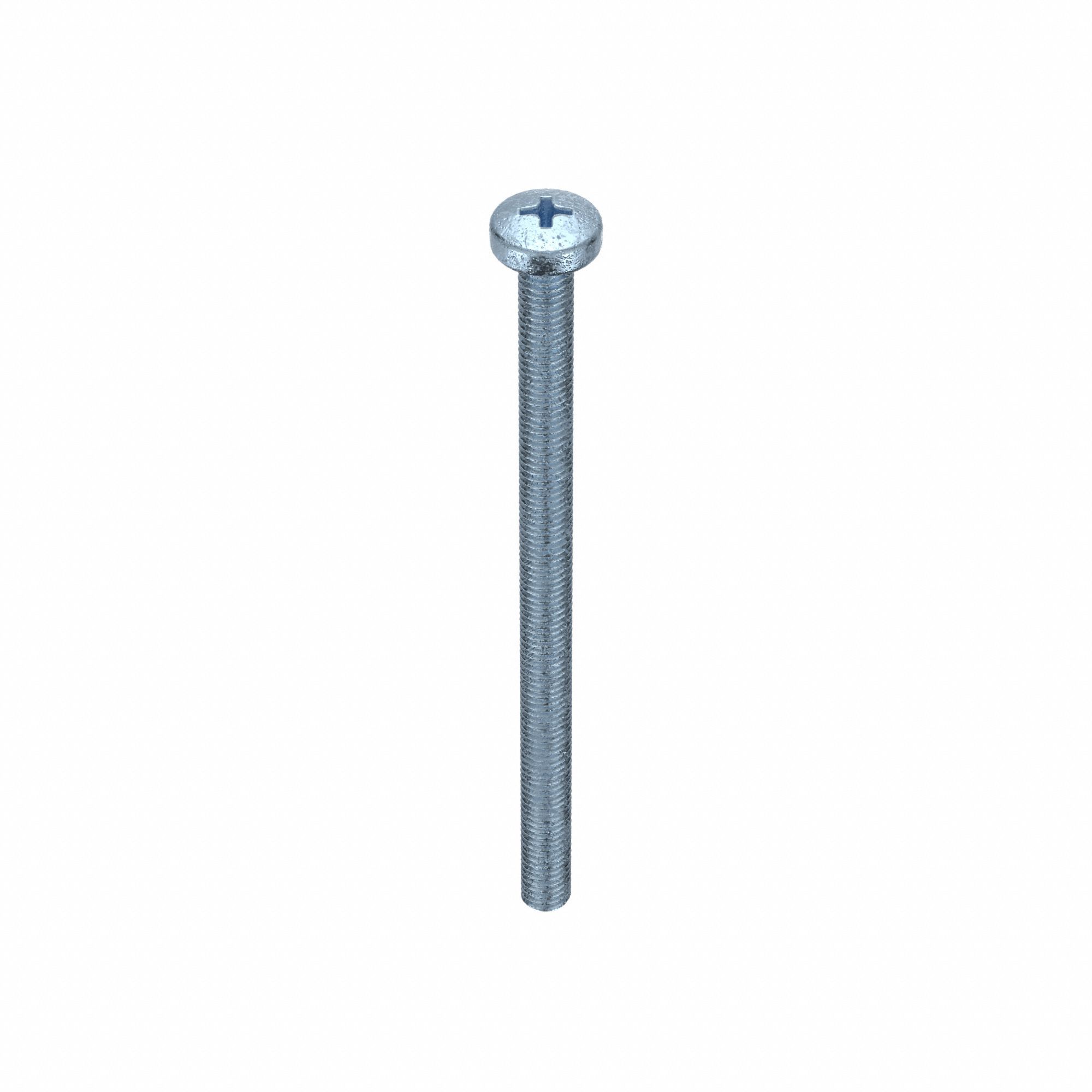 M5 Thread Size, 80 mm Lg, Machine Screw 6GE98MPPD050800005P1 Grainger