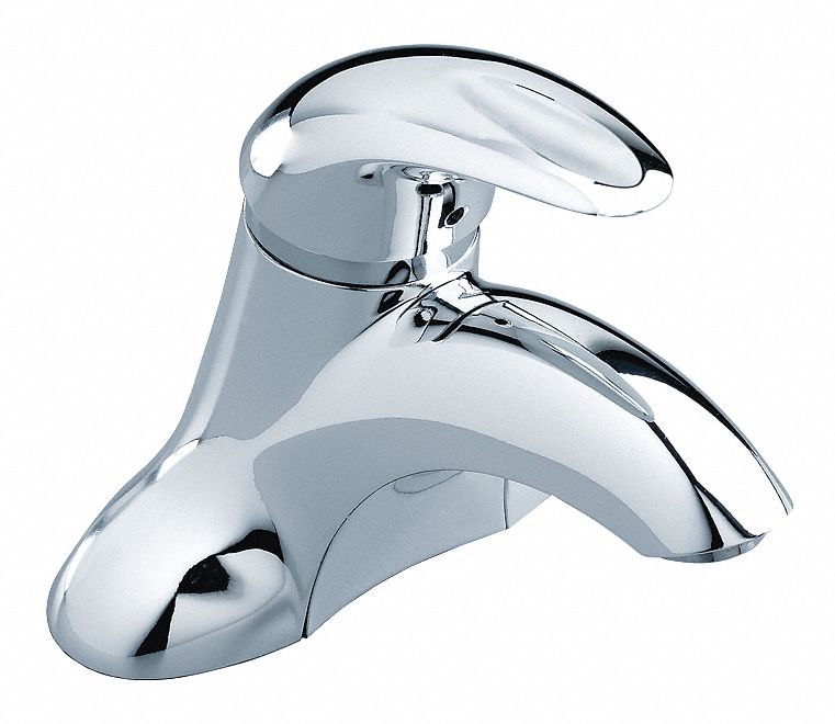 LOW ARC BATHROOM FAUCET: AMERICAN STD, RELIANT 3, CHROME FINISH, 0.5 GPM FLOW RATE