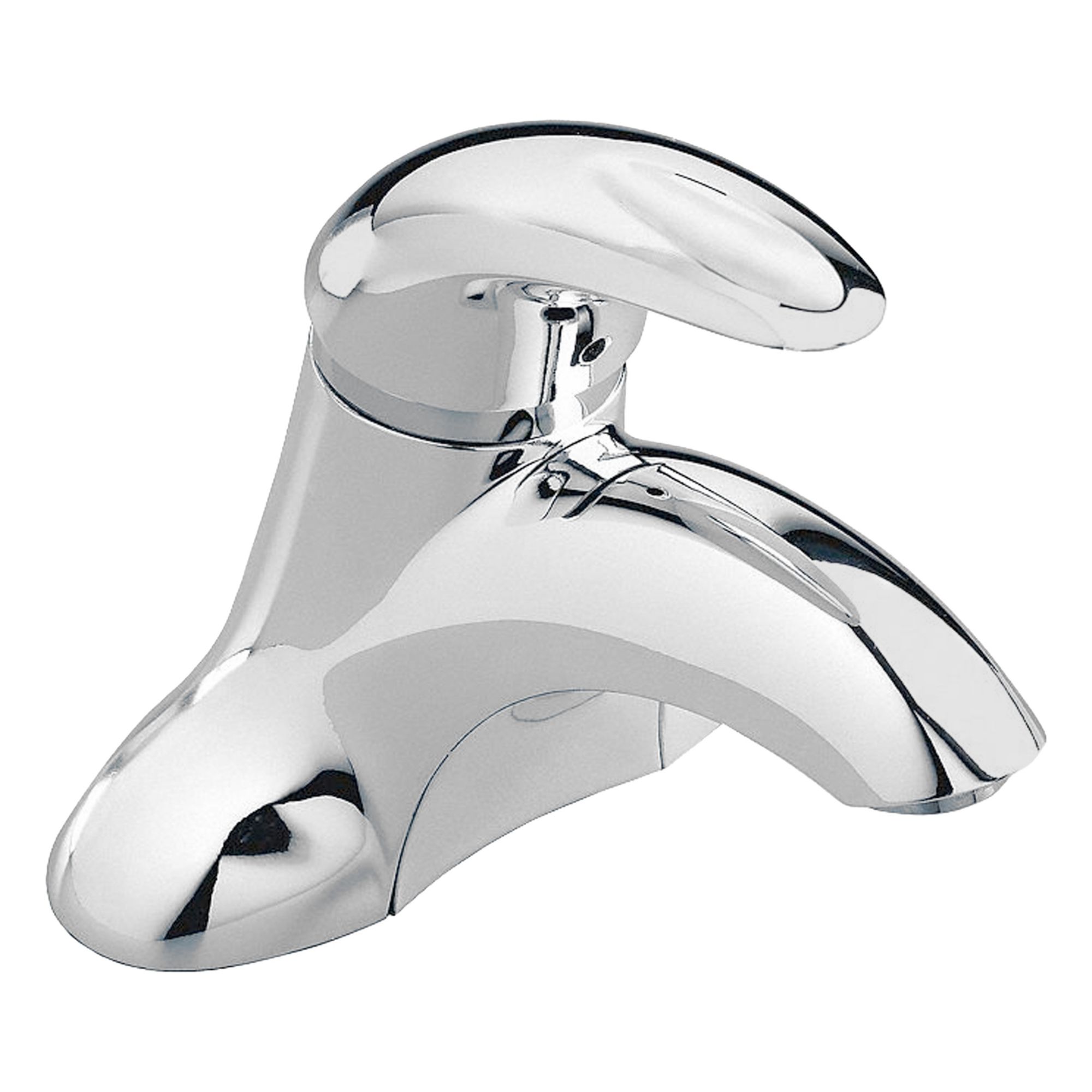 Low Arc Bathroom Faucet: Reliant 3, Cast Brass, Chrome Finish, 0.5 gpm Flow Rate