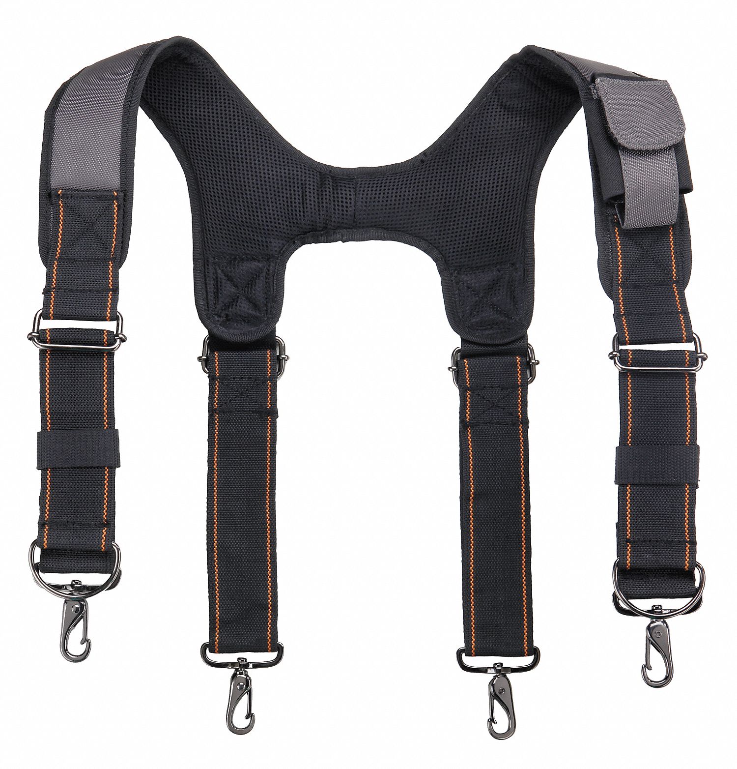 Tool Belt Suspenders: Ballistic Polyester, Gen Purpose, 1 Pockets, Padded