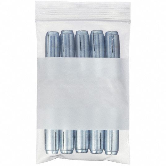 Plastic Zip Bags 100pk - Several Sizes Available