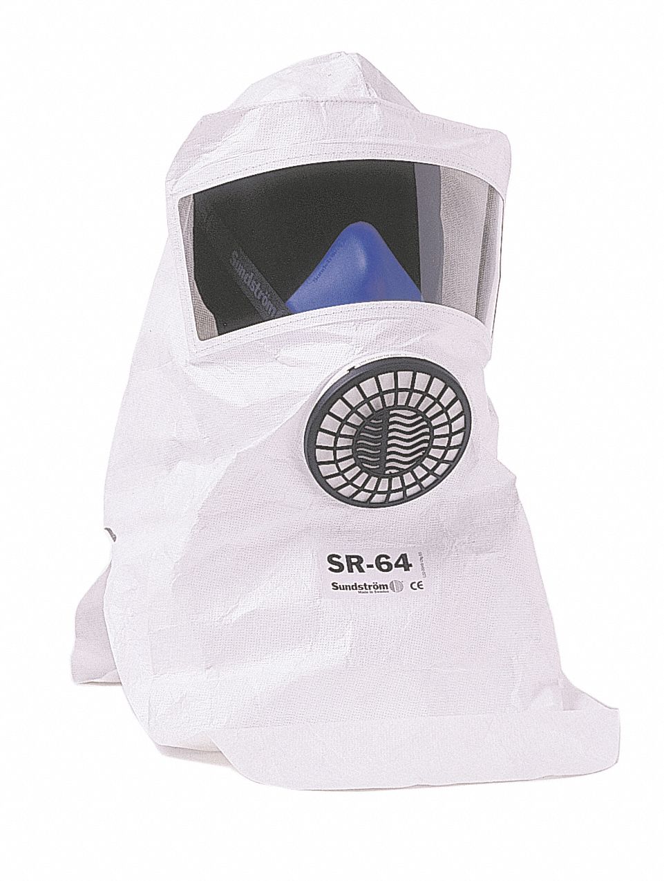 HOOD, PARP, WHITE, NON-WOVEN TYVEK/PET, FOR HALF-FACE/FULL-FACE RESPIRATOR MASK